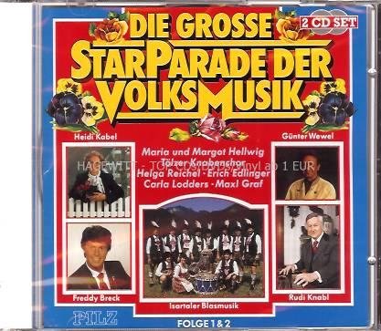 Die Grosse Starparade Der Volksmusik Folge 1 & 2 (Double-CD feat. Heidi Kabel, Günter Wewel, Freddy Breck, Rudi Knabl a.m.m.) von Pilz
