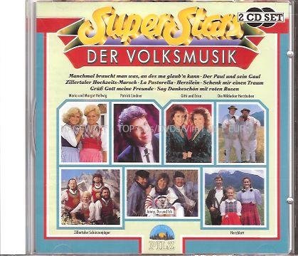 Superstars der Volksmusik (Double-CD feat. Maria und Margot Hellwig, Patrick Lindner, Gitti und Erika a.m.m.) von Pilz