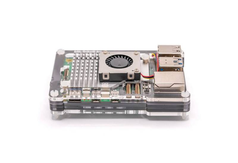 Pimoroni PC-Gehäuse Pibow Coupé Gehäuse für Raspberry Pi 5, Ninja von Pimoroni