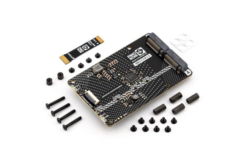 Pimoroni Pimoroni NVMe Base Duo Speichererweiterung für Raspberry Pi 5, 2x Adapter von Pimoroni