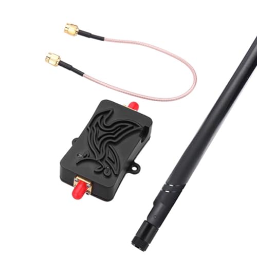 Pinafresa Router Verstärker ohne WiFi 4 W 4000 mW 802.11b/G 2,4 GHz WLAN ZigBee BT Signalverstärker mit TDD-Antenne (EU-Stecker) von Pinafresa