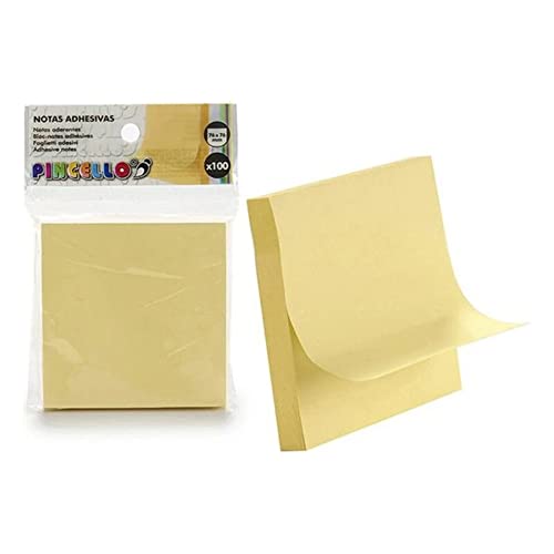 Pincello S3602518 Haftnotizen, Papier, 76 x 76 mm, 100 Stück von Pincello