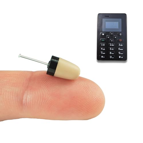 PingaOculto SpionageKopfhörer Prüfung GSM Mini VIP Pro Unsichtbare Kopfhörer für NanoSIM mit Mikrofon - Unsichtbar Ohrhörer Kabellos Headset Ear (Spy Earpiece VIP Pro Supermini Karte GSM) von PingaOculto