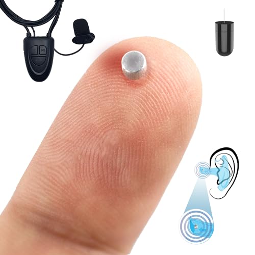PingaOculto Spion Kopfhörer Bluetooth Prüfung Mini Nano Unsichtbare Kopfhörer für Handy Mikrofon mit Kabel - Unsichtbar Ohrhörer Kabellos Headset Spicker (Spion Kopfhörer Nano V5 + Vip Pro UltraMini) von PingaOculto