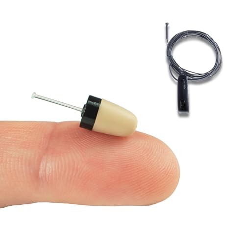 PingaOculto SpionageKopfhörer Bluetooth Prüfung Mini VIP Pro Unsichtbare Kopfhörer Handy Mikrofon Kabel - Unsichtbar Ohrhörer Kabellos (Spy Earpiece VIP Pro Supermini Bluetooth Mikrofonkabel) von PingaOculto