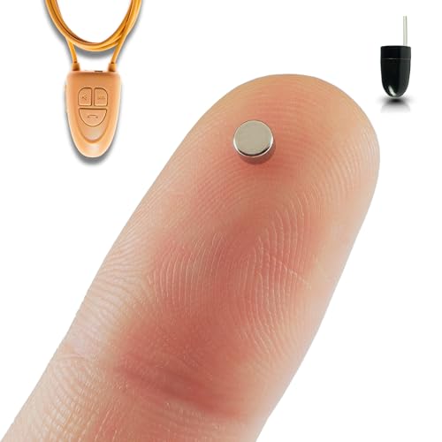 PingaOculto Spion Kopfhörer Bluetooth für Prüfung Mini Nano Unsichtbare Kopfhörer für Handy mit Mikrofon - Unsichtbar Ohrhörer Kabellos Headset Spicker (Spion Kopfhörer Nano V4 + VIP Pro UltraMini) von PingaOculto