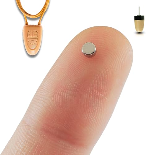 PingaOculto SpionageKopfhörer Bluetooth für Prüfung Mini Nano Unsichtbare Kopfhörer für Handy mit Mikrofon - Unsichtbar Ohrhörer Kabellos Headset Spicker (Spy Earpiece Nano V4 + VIP Pro Supermini) von PingaOculto