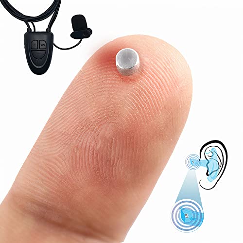 PingaOculto Spion Kopfhörer Bluetooth für Prüfung Mini Nano Unsichtbare Kopfhörer für Handy mit Mikrofon mit Kabel - Unsichtbar Ohrhörer Kabellos Headset Spicker Spy Earpiece (Spion Kopfhörer Nano V5) von PingaOculto