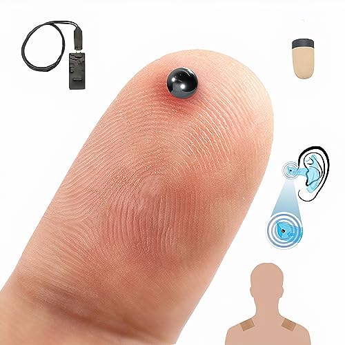 PingaOculto Spion Kopfhörer Bluetooth für Prüfung Mini Nano Unsichtbare Kopfhörer mit Mikrofon und Haftstreifen - Unsichtbar Ohrhörer Kabellos Headset (Spion Kopfhörer Nano V8 + Vip Pro SuperMini) von PingaOculto
