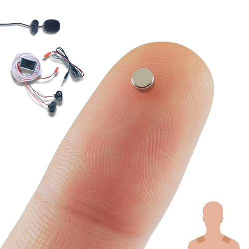 PingaOculto SpionageKopfhörer Prüfung Mini Nano Unsichtbare Kopfhörer für Handy mit Mikrofon Kabel mit Haftstreifen - Unsichtbar Ohrhörer Headset für Spicker (Spy Earpiece Nano + Mikrofon) PingaOculto SpionageKopfhörer Prüfung Mini Nano Unsichtbare Kopfhörer für Handy mit Mikrofon Kabel mit Haftstreifen - Unsichtbar Ohrhörer Headset für Spicker (Spy Earpiece Nano + Mikrofon) von PingaOculto