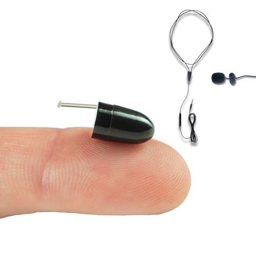 PingaOculto Spion Kopfhörer Prüfung Mini VIP Pro Unsichtbare Kopfhörer Handy Mikrofon mit Kabel - Unsichtbar Ohrhörer Headset Spicker Spy Earpiece Ear (Spion Kopfhörer VIP Pro UltraMini + Mikrofon) von PingaOculto