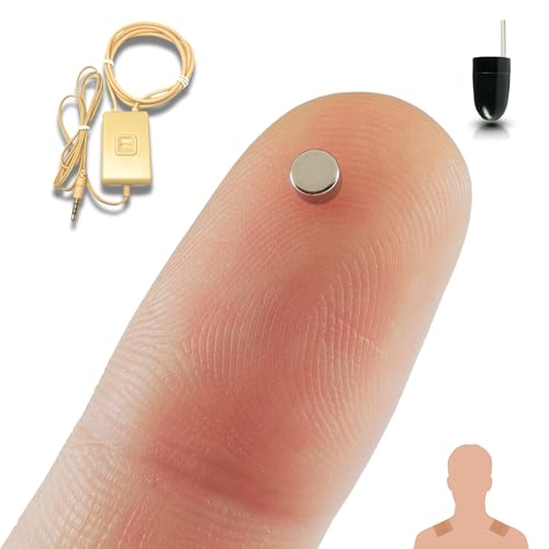 PingaOculto Spion Kopfhörer für Prüfung Mini Nano Unsichtbare Kopfhörer für Handy mit Mikrofon mit Haftstreifen - Unsichtbar Ohrhörer Kabellos Headset (Spion Kopfhörer Nano V3 + VIP Pro UltraMini) von PingaOculto