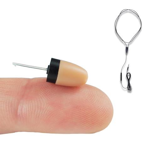 PingaOculto SpionageKopfhörer für Prüfung Mini VIP Pro Unsichtbare Kopfhörer für Handy mit Mikrofon - Unsichtbar Ohrhörer Kabellos Headset für Spicker Spy Earpiece In Ear (Spy Earpiece VIP Pro Mini) von PingaOculto