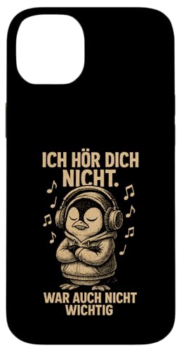 Pinguin Kopfhörer Musik Noten Frech Sarkastisch Spruch Hülle für iPhone 14 Plus Pinguin Kopfhörer Musik Noten Frech Sarkastisch Spruch Hülle für iPhone 14 Plus von Pinguin Sprüche Sarkasmus Genervt Musikfans Lustig