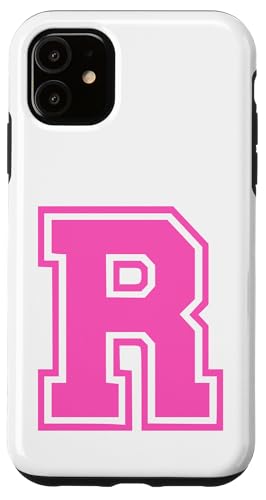 R Monogram Initial in Pink für Vorname Nachname R Hülle für iPhone 11 R Monogram Initial in Pink für Vorname Nachname R Hülle für iPhone 11 von Rosa Alphabet Buchstabe für Frauen und Mädchen