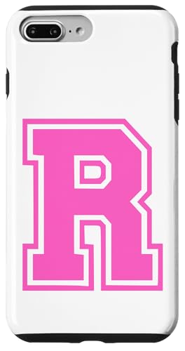 R Monogram Initial in Pink für Vorname Nachname R Hülle für iPhone 7 Plus/8 Plus R Monogram Initial in Pink für Vorname Nachname R Hülle für iPhone 7 Plus/8 Plus von Rosa Alphabet Buchstabe für Frauen und Mädchen