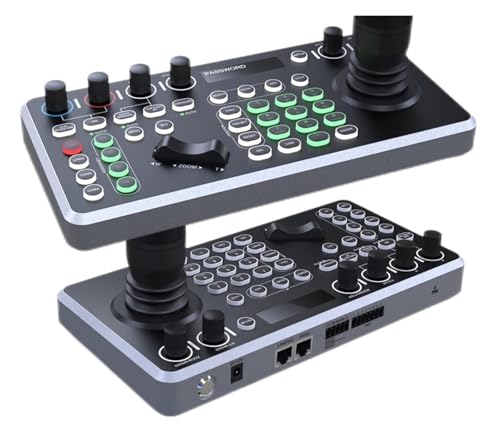 Video-Mixer, direkte PTZ-Streaming-Controller-Tastatur, Joystick für PTZ-Videokonferenz-Kamerasteuerung, breite Kompatibilität (Farbe: 01#, Größe: C) von Pink Beryl
