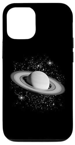 Hülle für iPhone 13 Schwarz und Weiß Saturn Starry Retro Hülle für iPhone 13 Schwarz und Weiß Saturn Starry Retro von Pink Cowgirl Disco