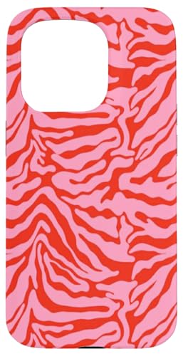 Hülle für iPhone 15 Pro Rosa Rot Zebramuster Tier Adrett Y2K Muster Hülle für iPhone 15 Pro Rosa Rot Zebramuster Tier Adrett Y2K Muster von Pink Red Zebra Print