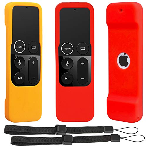 Pinowu Silikonhülle für Apple TV 4K/4th Gen Fernbedienung, leicht, rutschfest, sichere Schutzhülle für Apple TV 4K Siri Fernbedienung rot/orange Pinowu Silikonhülle für Apple TV 4K/4th Gen Fernbedienung, leicht, rutschfest, sichere Schutzhülle für Apple TV 4K Siri Fernbedienung rot/orange von Pinowu