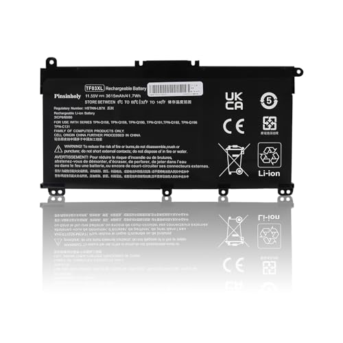 Pinsinholy TF03XL 920070-855 Laptop Akku für HP Pavilion 14-BF 14-BK 15-CC 15-CD 15-CK 17-AR X360 14M-CD0001dx 15-CC0XX 15-CC1XX 15-CD0XX 15-CC050WM 15-CD040WM 920046-421 920046-121 920046-541 Pinsinholy TF03XL 920070-855 Laptop Akku für HP Pavilion 14-BF 14-BK 15-CC 15-CD 15-CK 17-AR X360 14M-CD0001dx 15-CC0XX 15-CC1XX 15-CD0XX 15-CC050WM 15-CD040WM 920046-421 920046-121 920046-541 von Pinsinholy