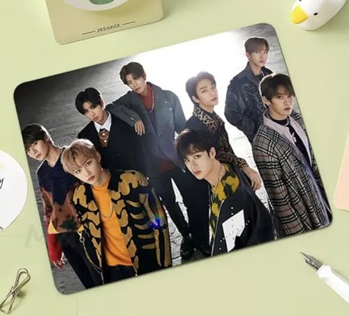 Pinstant Stray Kids Südkorea Koreanische Musik Boy Pop Band Anti-Rutsch-Mauspad Gaming Computer Gaming Desktop Laptop Mauspad 18 x 22 cm Pinstant Stray Kids Südkorea Koreanische Musik Boy Pop Band Anti-Rutsch-Mauspad Gaming Computer Gaming Desktop Laptop Mauspad 18 x 22 cm von Pinstant