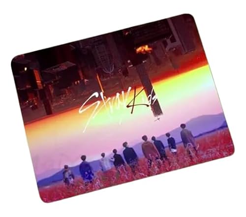 Stray Kids Südkorea Koreanische Musik Boy Pop Band Anti-Rutsch-Mauspad Gaming Computer Gaming Desktop Laptop Mauspad 18 x 22 cm von Pinstant