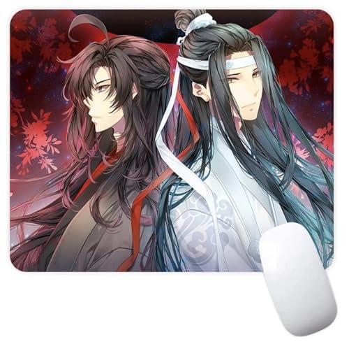 The Untamed Mo Dao Zu Shi Danmei Novel TV Show Anti-Rutsch-Mauspad Gaming Computer Mauspad Gaming Desktop Laptop Mauspad mit genähtem Rand 18 x 22 cm von Pinstant