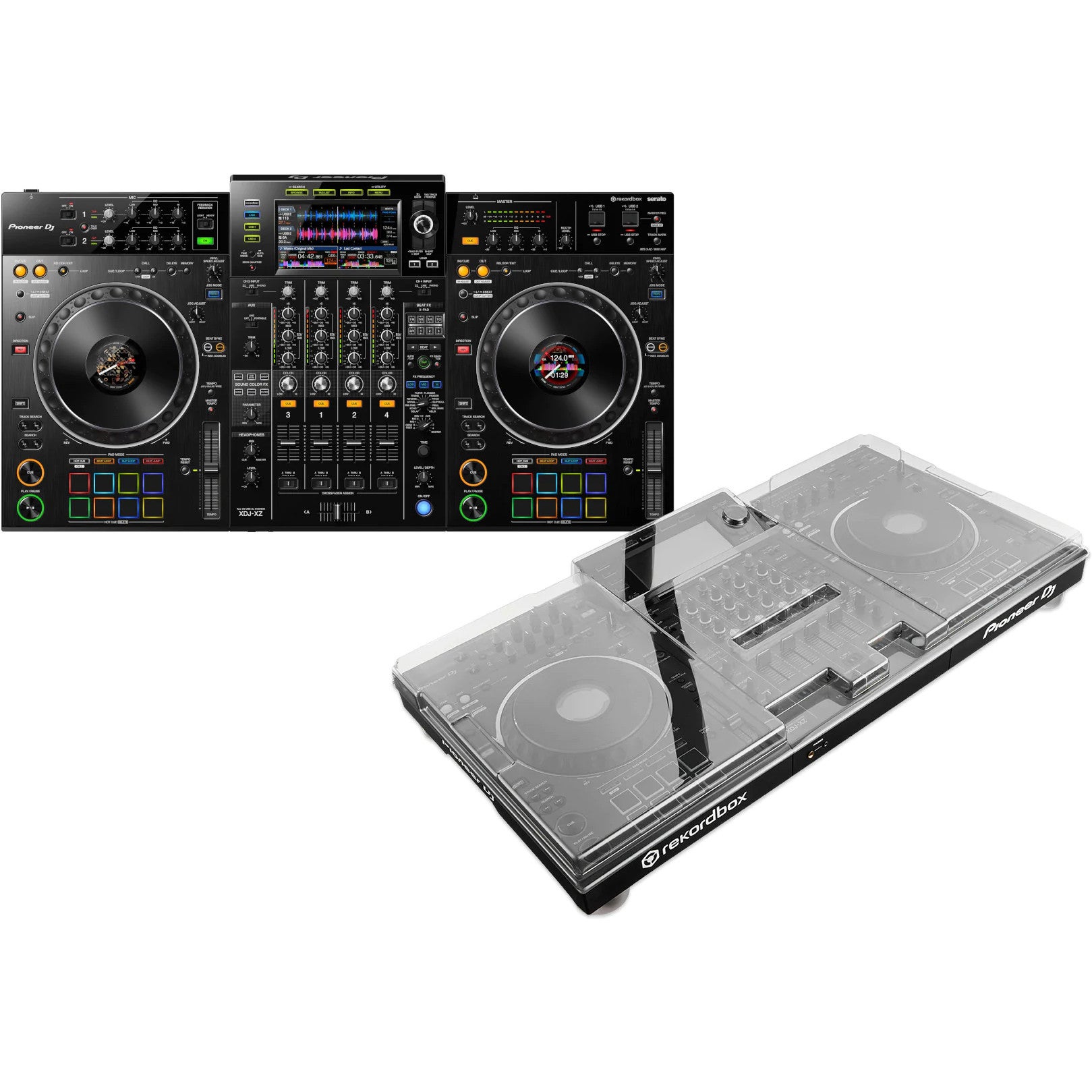 Pioneer XDJ-XZ with Decksaver Dust Cover Pioneer XDJ-XZ with Decksaver Dust Cover von Pioneer DJ