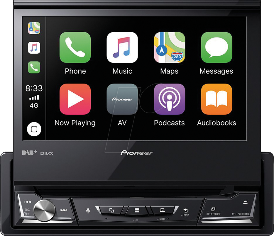 PIO AVH-Z7200DAB - KFZ - Moniceiver, 7'' Touch, 1 DIN, USB, von Pioneer