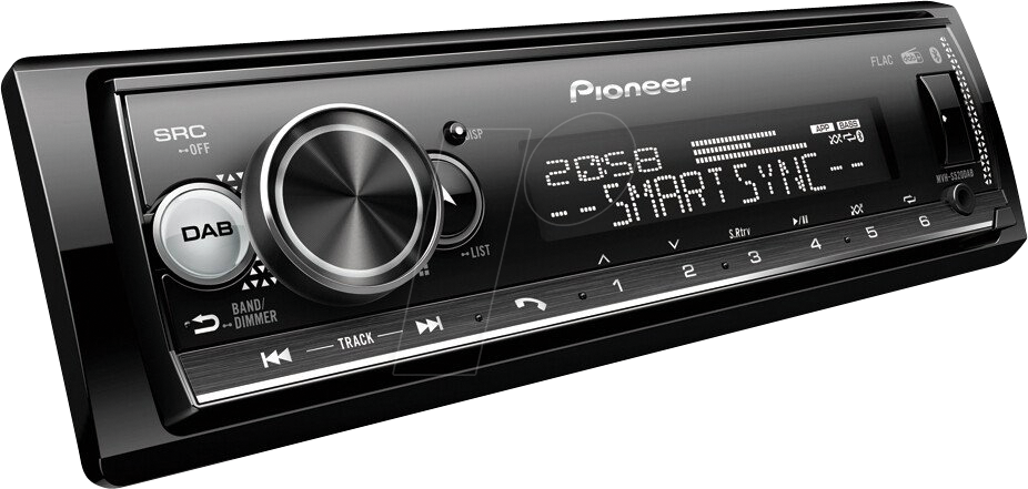 PIO MVH-S520DAB - Audio-Receiver - 1-DIN, DAB+, BT, USB, RGB von Pioneer