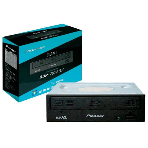 Pioneer BDR-207EBK interner Blu-ray 12x Brenner für Desktop schwarz von Pioneer