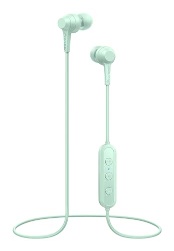 Pioneer C4 In-Ear Wireless Kopfhörer mit Bluetooth (hochwertiger Ohrhörer Klang, 6 Stunden Wiedergabezeit, Freisprechfunktion, Sprachsteuerung, Inline-Fernbedienung, App), Minz Grün von Pioneer