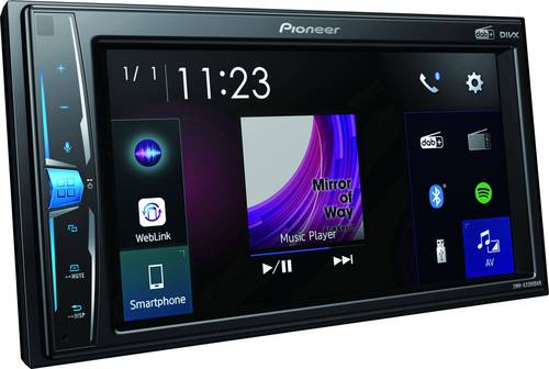 Pioneer DMH-A3300DAB Doppel-DIN Autoradio Bluetooth®-Freisprecheinrichtung, DAB+ Tuner, AppRadio von Pioneer