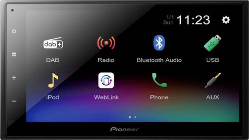 Pioneer DMH-A340DAB Doppel-DIN Autoradio Anschluss für Lenkradfernbedienung, Anschluss für Rückfa von Pioneer