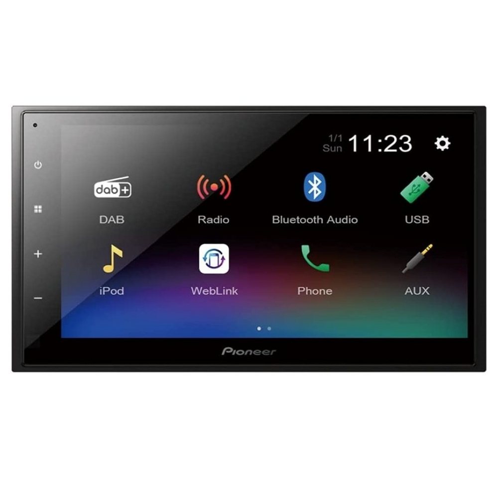 Pioneer DMH-A340DAB - Moniceiver - schwarz Autoradio von Pioneer