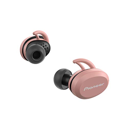 Pioneer E8TW-P Truly Wireless Kopfhörer (Bluetooth, In-Ear, Sport, 3 h Spielzeit pro Ladung) Pink von Pioneer