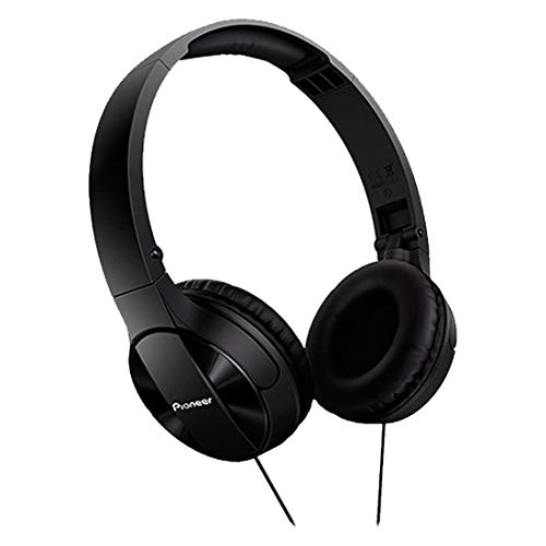 Pioneer MJ503 On-Ear Kopfhörer mit Kabel (hohe und ausbalancierte Klangqualität, gepolsterte Kopfbügel, faltbar und einfach zu transportieren, für iPod, iPhone & iPad zertifiziert), schwarz von Pioneer