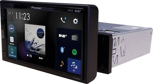 Pioneer SPH-EVO62DAB-UNI Moniceiver DAB+ Tuner, Bluetooth®-Freisprecheinrichtung, AppRadio, Anschlu von Pioneer