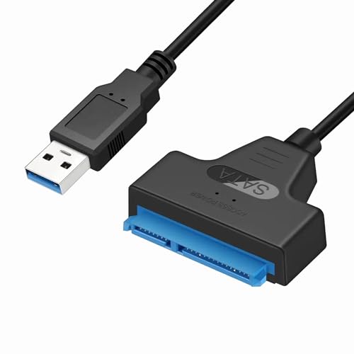 Pipestation SATA-auf-USB-Kabel – High-Speed-Datenübertragungs-SATA-Kabel – USB 3.0-kompatibler Sata-zu-USB-Adapter – SATA III-Festplattenadapter für 2,5 Zoll HDD- und SSD-Datenübertragung und Pipestation SATA-auf-USB-Kabel – High-Speed-Datenübertragungs-SATA-Kabel – USB 3.0-kompatibler Sata-zu-USB-Adapter – SATA III-Festplattenadapter für 2,5 Zoll HDD- und SSD-Datenübertragung und von Pipestation