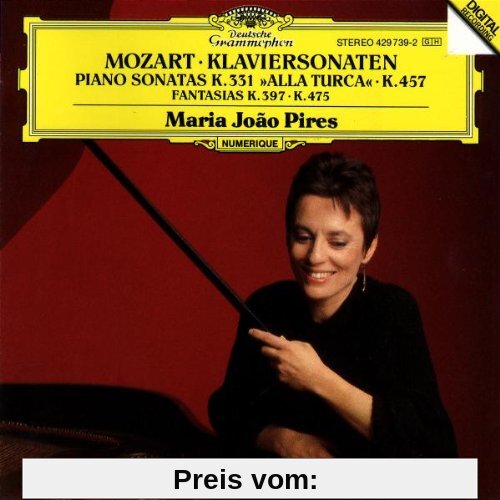 Klaviersonate KV 331, 457, 397, 475 von Pires, Maria Joao
