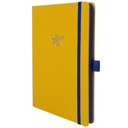 Pirongs Notizbuch A5, zweifarbiges Design, linierte Notizen, stilvolles Design mit 154 linierten Notizseiten, Gelb und Marineblau Pirongs Notizbuch A5, zweifarbiges Design, linierte Notizen, stilvolles Design mit 154 linierten Notizseiten, Gelb und Marineblau von Pirongs