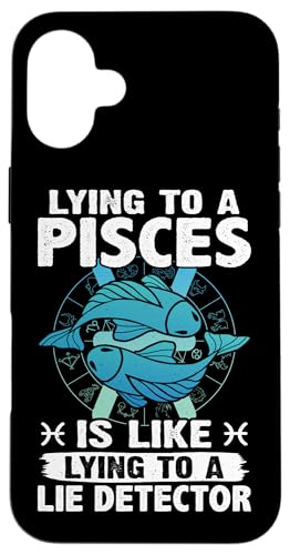 Das Liegen auf ein Fisch ist wie ein Liegendetektor Hülle für iPhone 16 Plus Das Liegen auf ein Fisch ist wie ein Liegendetektor Hülle für iPhone 16 Plus von Pisces Zodiac Sign Designs For Women
