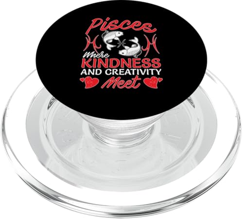 Fische Sternzeichen: Fische - Where Kindness And Creativity Meet PopSockets PopGrip für MagSafe Fische Sternzeichen: Fische - Where Kindness And Creativity Meet PopSockets PopGrip für MagSafe von Pisces Zodiac Sign Designs For Women