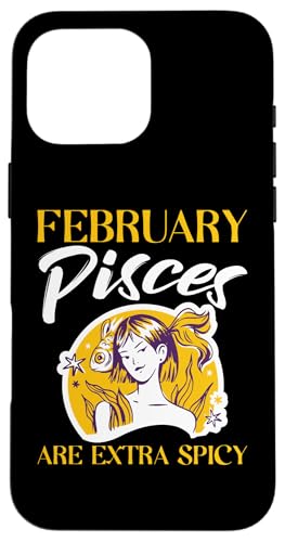 Sternzeichen Fische: Februar Fische sind extra würzig Hülle für iPhone 16 Pro Max Sternzeichen Fische: Februar Fische sind extra würzig Hülle für iPhone 16 Pro Max von Pisces Zodiac Sign Designs For Women