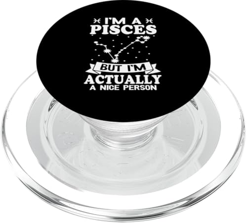 Sternzeichen Fische: Ich bin ein Fisch, aber ich bin eigentlich eine nette Person PopSockets PopGrip für MagSafe Sternzeichen Fische: Ich bin ein Fisch, aber ich bin eigentlich eine nette Person PopSockets PopGrip für MagSafe von Pisces Zodiac Sign Designs For Women