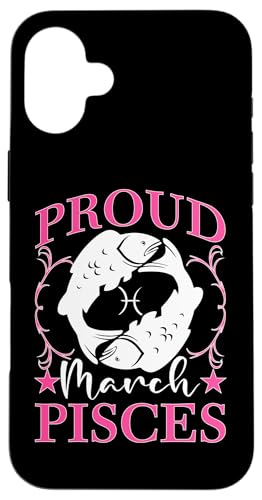 Sternzeichen Fische: Proud March Pisces Hülle für iPhone 16 Plus Sternzeichen Fische: Proud March Pisces Hülle für iPhone 16 Plus von Pisces Zodiac Sign Designs For Women