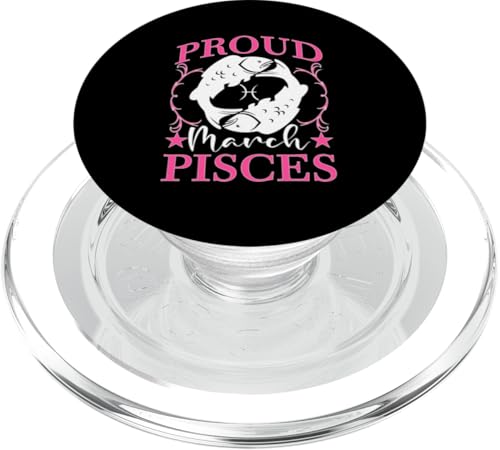 Sternzeichen Fische: Proud March Pisces PopSockets PopGrip für MagSafe Sternzeichen Fische: Proud March Pisces PopSockets PopGrip für MagSafe von Pisces Zodiac Sign Designs For Women