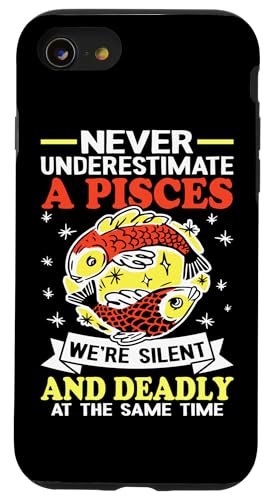 Sternzeichen Fische: We're Silent And Deadly At The Same Time Hülle für iPhone SE (2020) / 7 / 8 von Pisces Zodiac Sign Designs For Women