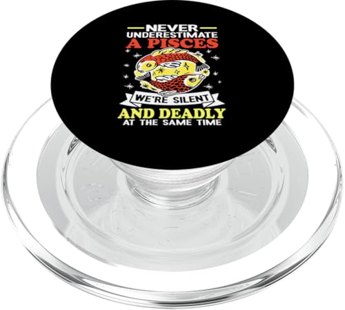 Sternzeichen Fische: We're Silent And Deadly At The Same Time PopSockets PopGrip für MagSafe Sternzeichen Fische: We're Silent And Deadly At The Same Time PopSockets PopGrip für MagSafe von Pisces Zodiac Sign Designs For Women